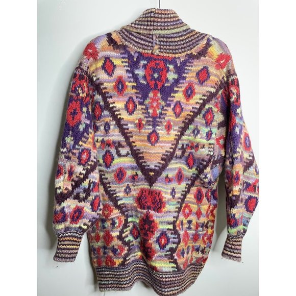 Free People Home On The Range Cardi Sweater Cardigan Oversized Size S NWT $398 - Picture 5 of 10